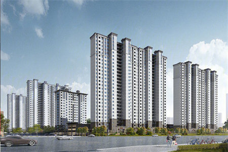 万达旁精装三室双卫0首付拎包入住轻奢风格